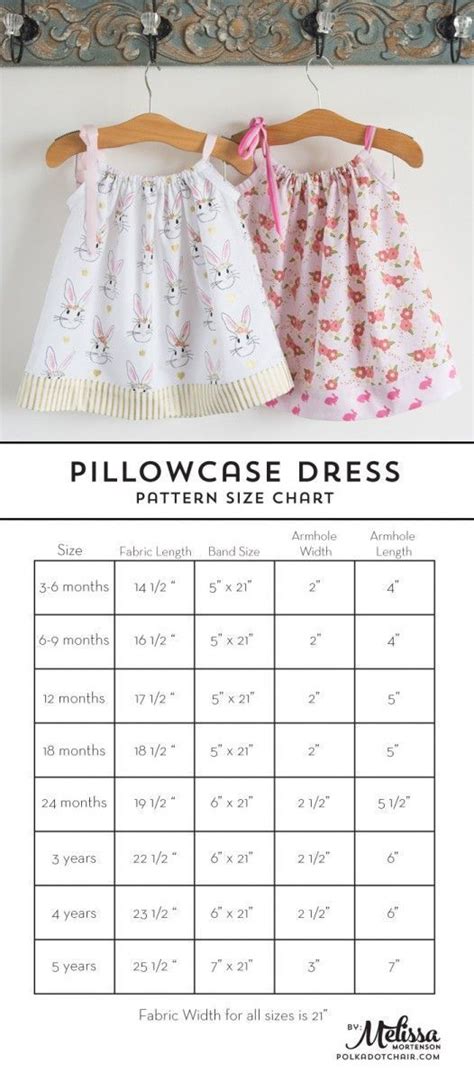 Pdf Free Printable Pillowcase Dress Pattern